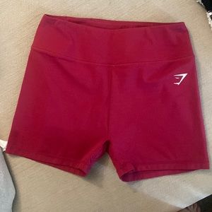 GymShark Burgundy/Maroon Shorts, size L